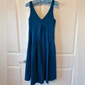 Patagonia Blue V Neck Dress